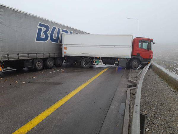 Autostrada A1 - 414 km Mykanów kierunek Katowice zablokowana